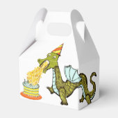 Dragon Birthday Party Geschenkschachtel (Rückseite)