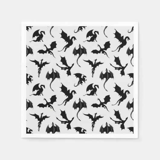 Dragon Birthday Party Serviette (Vorderseite)