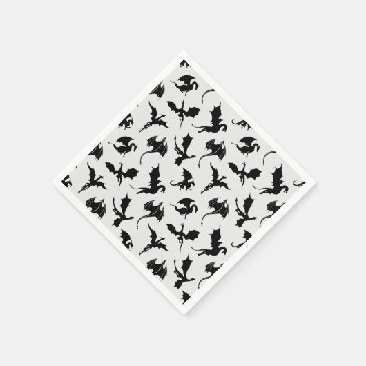 Dragon Birthday Party Serviette (Ecke)