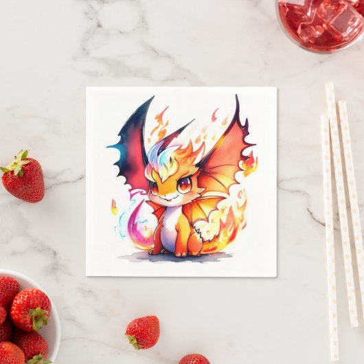 Dragon Birthday Serviette (Beispiel)