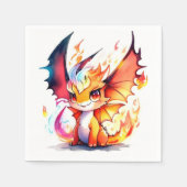 Dragon Birthday Serviette (Vorderseite)