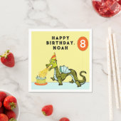 Dragon Birthday Serviette (Beispiel)