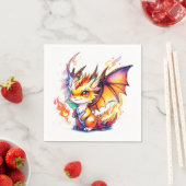 Dragon Birthday Serviette (Beispiel)