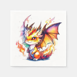 Dragon Birthday Serviette
