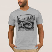 Dragon Biting es ist Schwanz Tee Shirt (Vorderseite)