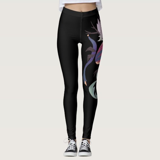 Dragon, black legging leggings (Vorderseite)