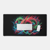Dragon Blacklight Design, Workstation Schreibtischunterlage (Tastatur & Maus)