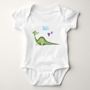 Dragon blickt zurück baby strampler