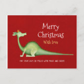 Dragon blickt zurück postkarte (Vorderseite)