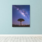Dragon Blood Tree Milky Way Canvas  Ancient Nature Leinwanddruck (Insitu (Holzboden))