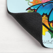 Dragon Blue Butterfly Blume Mousepad (Ecke)
