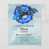 Dragon Blue Fire Budget Geburtstagspartei Kind (Vorderseite)