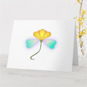 Dragon-Blume Karte (Gelbe Blume)