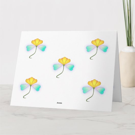 Dragon-Blume Karte (Rückseite)