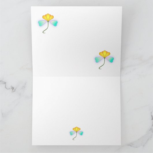 Dragon-Blume Karte (Innenseite)