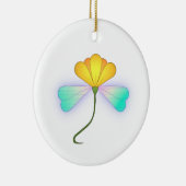 Dragon-Blume Keramik Ornament (Rechts)