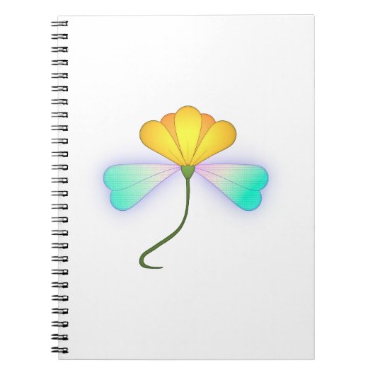 Dragon-Blume Notizblock (Vorderseite)