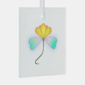 Dragon-Blume Ornament Aus Glas (Vorderseite Rechts)