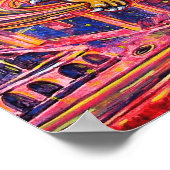 Dragon Blume über die Stadt Poster (Ecke)