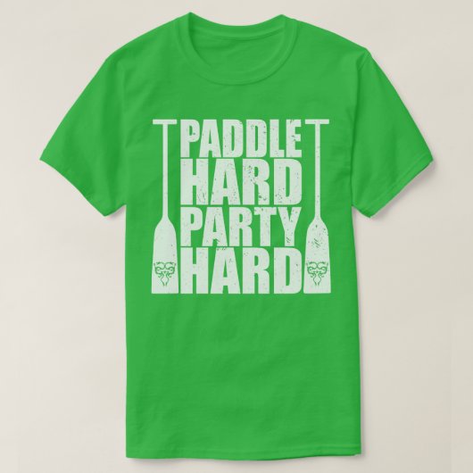 Dragon Boat Paddle hartes Party T-Shirt (Design vorne)