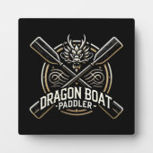 Dragon Boat Paddler, Dragon Boat Racing Motivation Fotoplatte (Vorderseite)