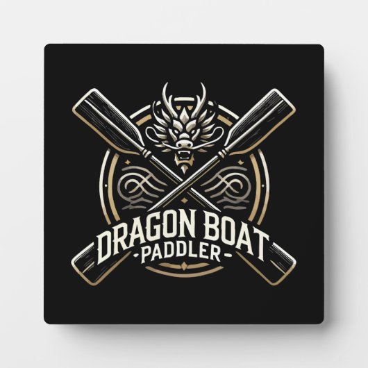 Dragon Boat Paddler, Dragon Boat Racing Motivation Fotoplatte (Vorderseite)