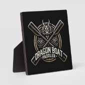 Dragon Boat Paddler, Dragon Boat Racing Motivation Fotoplatte (Vorderseite)