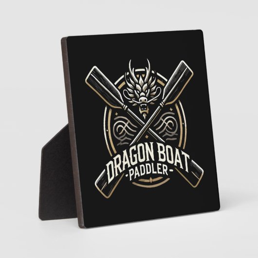 Dragon Boat Paddler, Dragon Boat Racing Motivation Fotoplatte (Vorderseite)