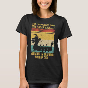 Dragon Boat Racer und Mermaid im Training Race Pad T-Shirt
