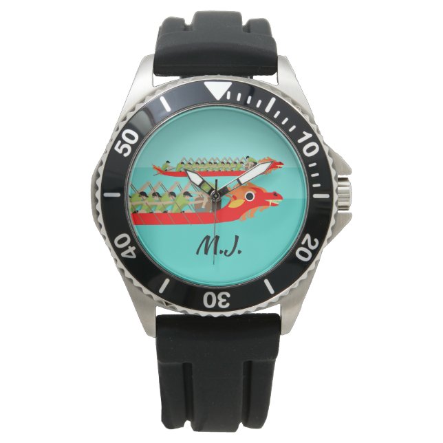 Dragon Boat Racing Armbanduhr (Vorderseite)