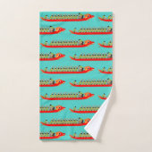 Dragon Boat Racing Badhandtuch Set (Handtuch)