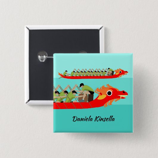 Dragon Boat Racing Button (Vorne & Hinten)