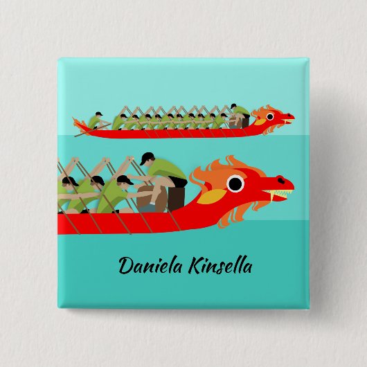 Dragon Boat Racing Button (Vorderseite)