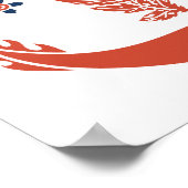 Dragon Boat Racing Design Poster (Ecke)