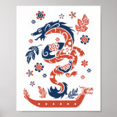 Dragon Boat Racing Design Poster (Vorne)