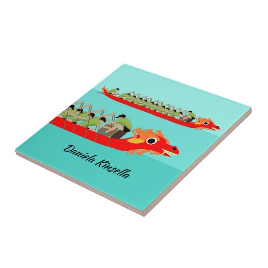 Dragon Boat Racing Fliese (Seite)