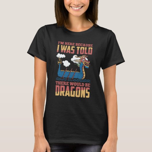 Dragon Boat Racing For Dragon Boat Paddler Drummer T-Shirt (Vorderseite)
