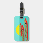 Dragon Boat Racing Gepäckanhänger (Vorderseite vertikal)