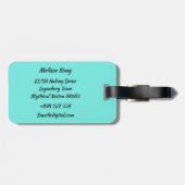 Dragon Boat Racing Gepäckanhänger (Rückseite horizontal)