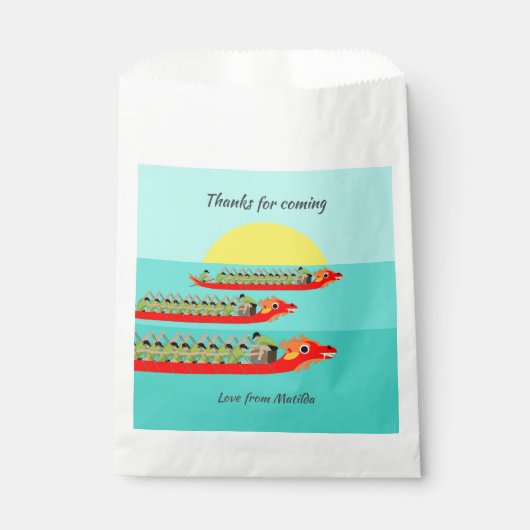Dragon Boat Racing Geschenktütchen (Vorderseite)