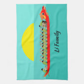 Dragon Boat Racing Geschirrtuch (Vertikal)
