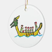 Dragon Boat Racing Keramik Ornament (Links)