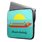 Dragon Boat Racing Laptopschutzhülle (Vorderseite Links)