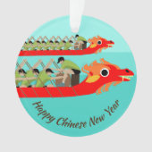Dragon Boat Racing Ornament (Vorderseite)