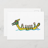 Dragon Boat Racing Postkarte (Vorne/Hinten)