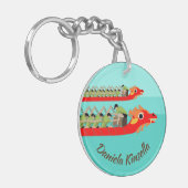 Dragon Boat Racing Schlüsselanhänger (Vorderseite links)