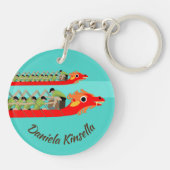 Dragon Boat Racing Schlüsselanhänger (Rückseite)