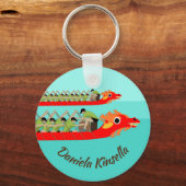 Dragon Boat Racing Schlüsselanhänger (Vorderseite)