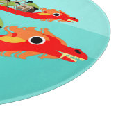 Dragon Boat Racing Schneidebrett (Ecke)