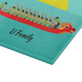 Dragon Boat Racing Schneidebrett (Ecke)
